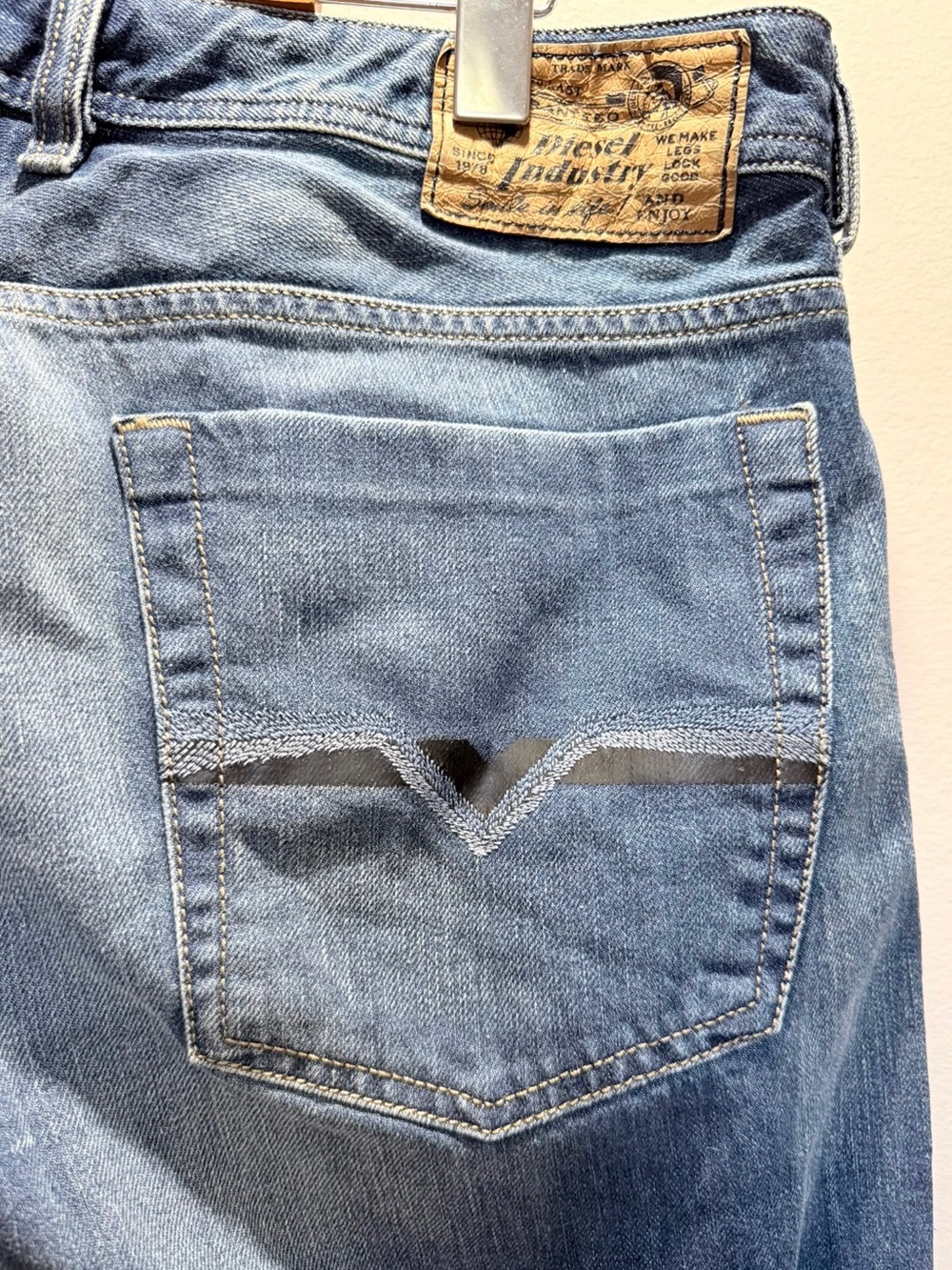 Diesel Zatiny 008XR Regular Bootcut Jeans Men’s W32 L34 Made in Italy - Picture 6 of 10